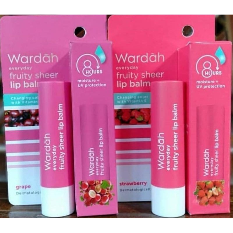 Wardah Fruity Sheer Lip Balm | Wardah Lip Balm | Pelembab Bibir Wardah