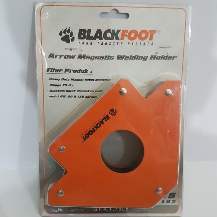 BLACKFOOT Welding Magnet Siku Magnet Las 75 lbs Magnetic Hold 5 Inch