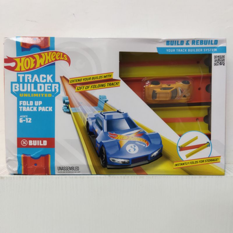 ori original mattel hot wheels hotwheels hw unlimited fold up track builder build pack rebuild master rel mobil mobilan mainan anak cowok boy gift toys hadiah kado ultah diecast die cast car cars race metal box