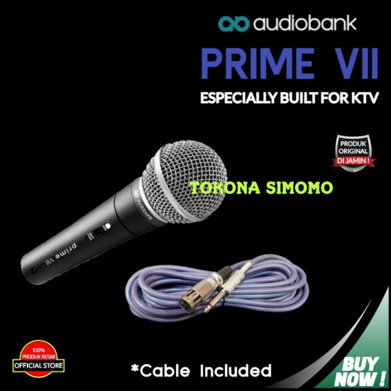 Audiobank Prime VII / Prime 7 Dynamic Microphone Original