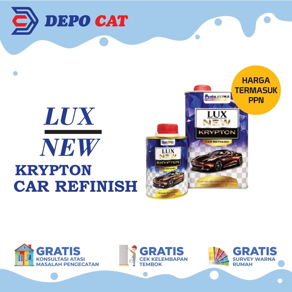 Cat Clear Lux New Krypton + Hardener 1 Liter/set | Clear Doff