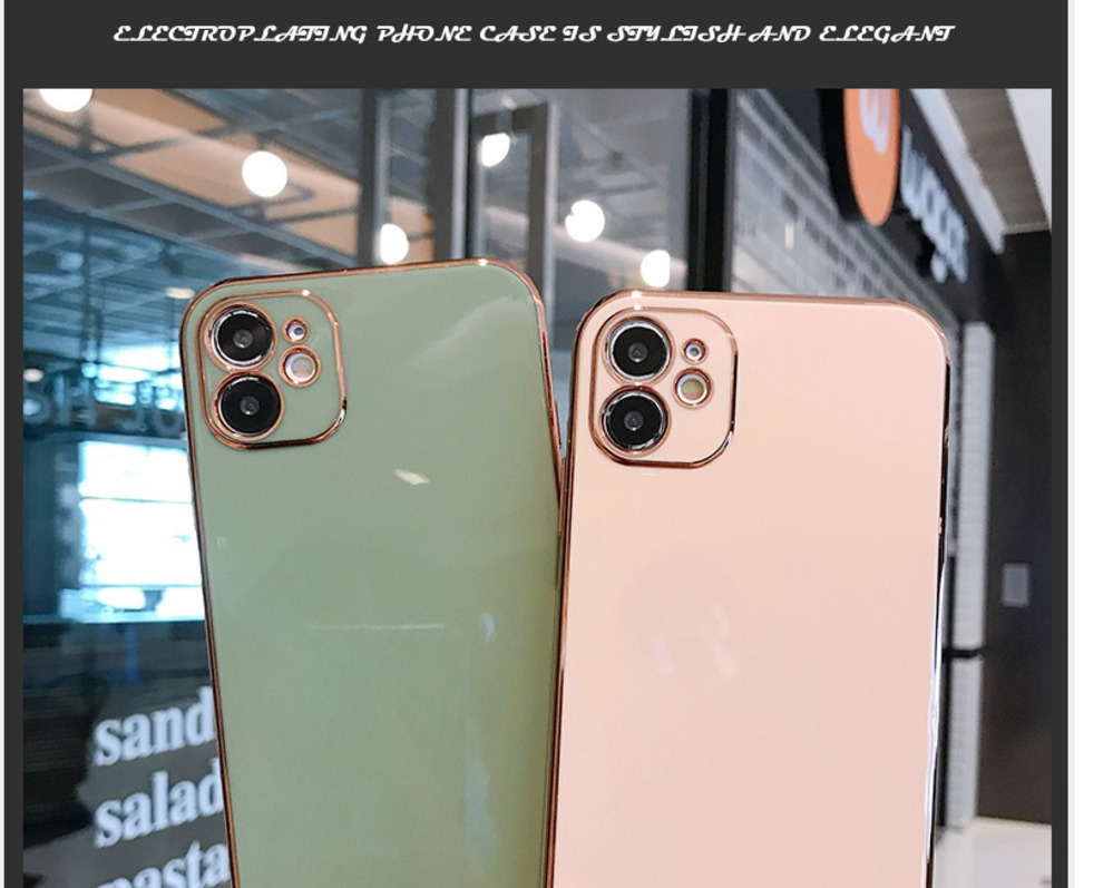 Case Bahan Silikon Anti Jatuh Untuk IPhone 6 6s Plus 7 8Plus SE X XS XR XSMAX 11 11pro 11promax 12 12promax Jde5