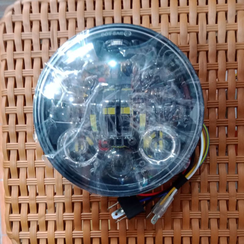 lampu daymeker led 5.75 inch 16 titik sdah ada seinnyapnp lampu pesek cb van van l2g