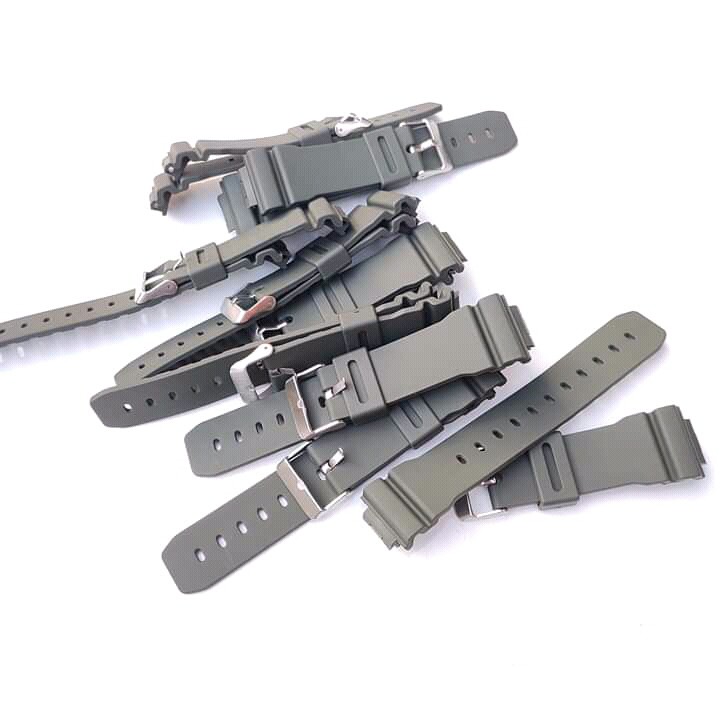 STRAP TALI JAM CASIO DW-8800 DW8800 DW 8800 HIJAU ARMY