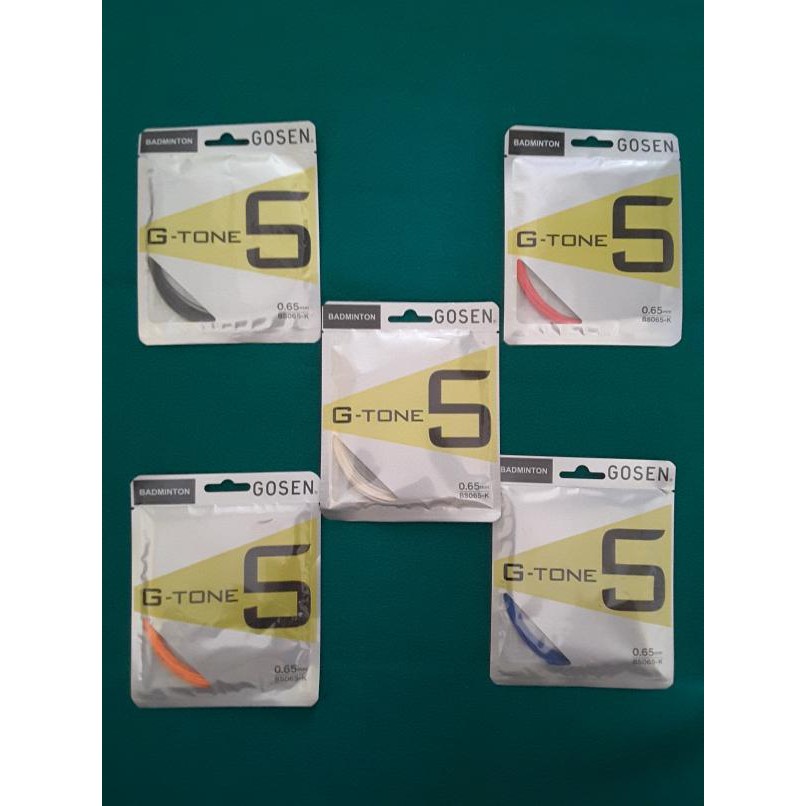 Senar Raket Badminton Gosen G-Tone 5, (Dia. 0.65Mm)