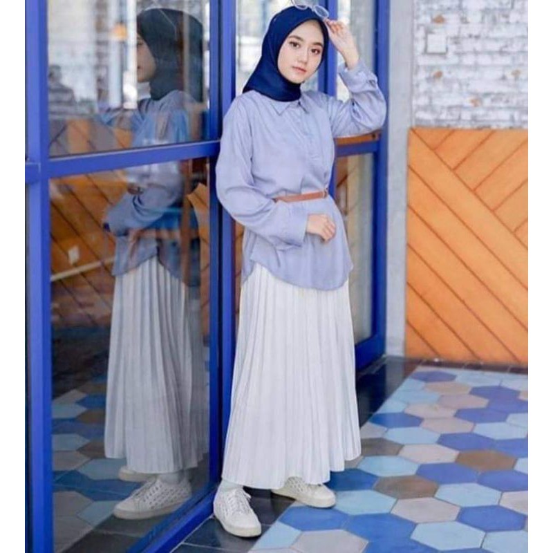 ROK PLISKET PREMIUM//ROK PLISKET PUTIH