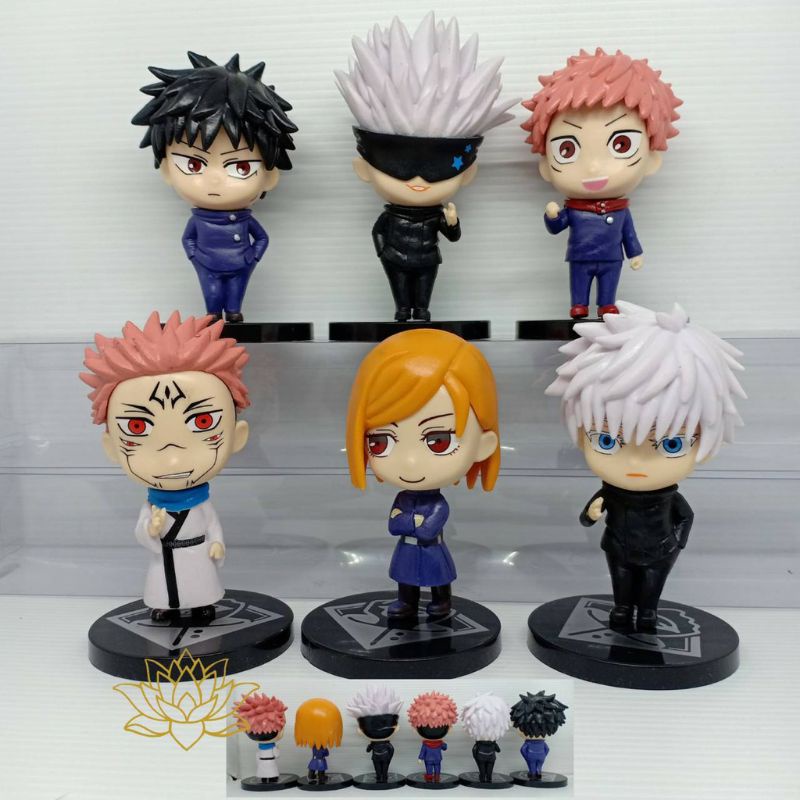 action figure jujutsu kaisen gojou itadori sukuna Megumi nobara fushiguro(BISA COD)