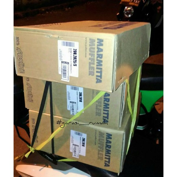 TERBARU  knalpot vespa smallframe pts polini   TERMURAH