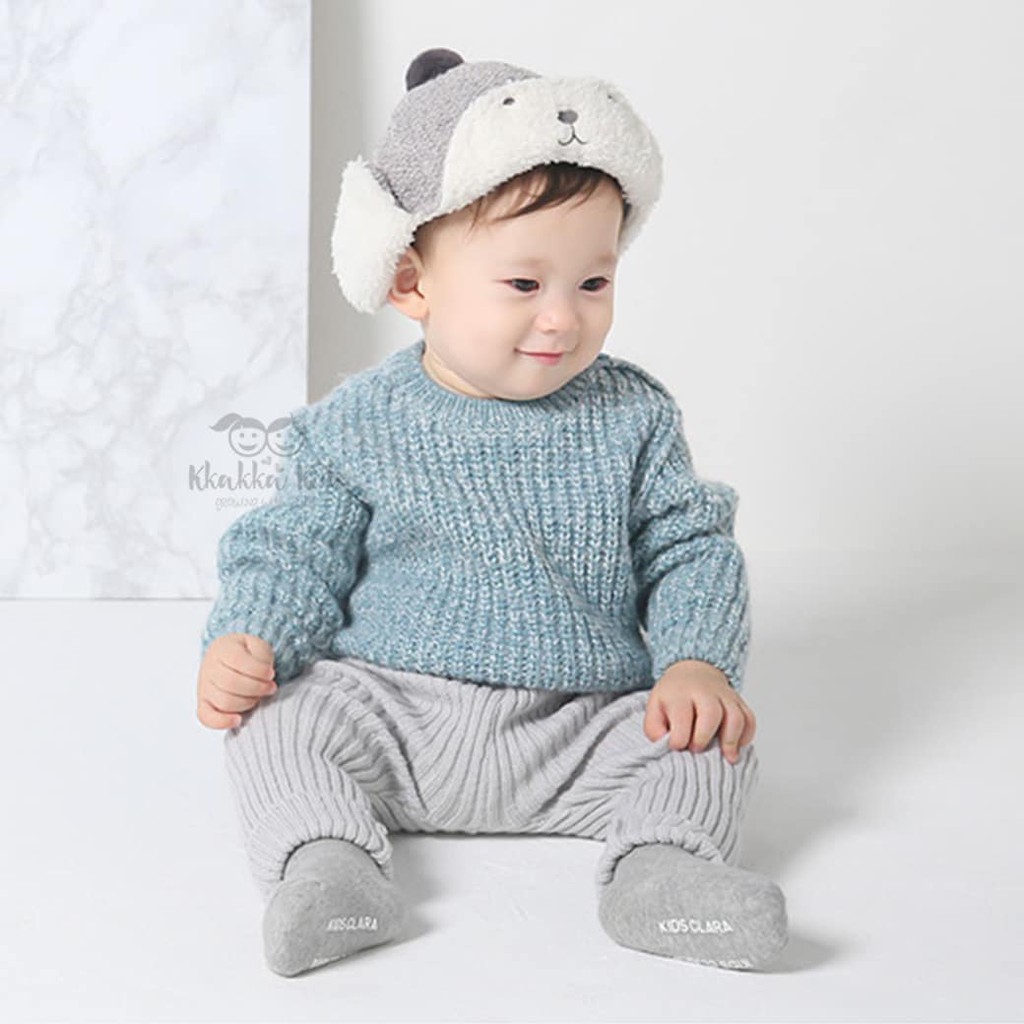 Judy Cap | Topi Kupluk Anak Bayi Model Pilot Musim Dingin Topi Hangat Bayi Import-5