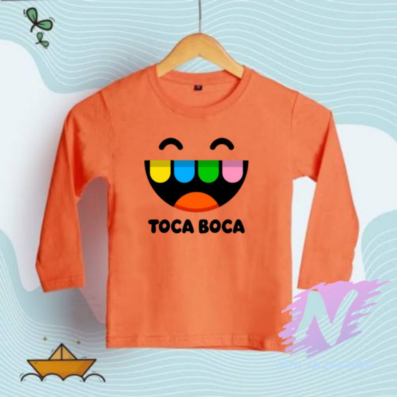 kaos toca boca kaos anak lengan panjang toca lite world