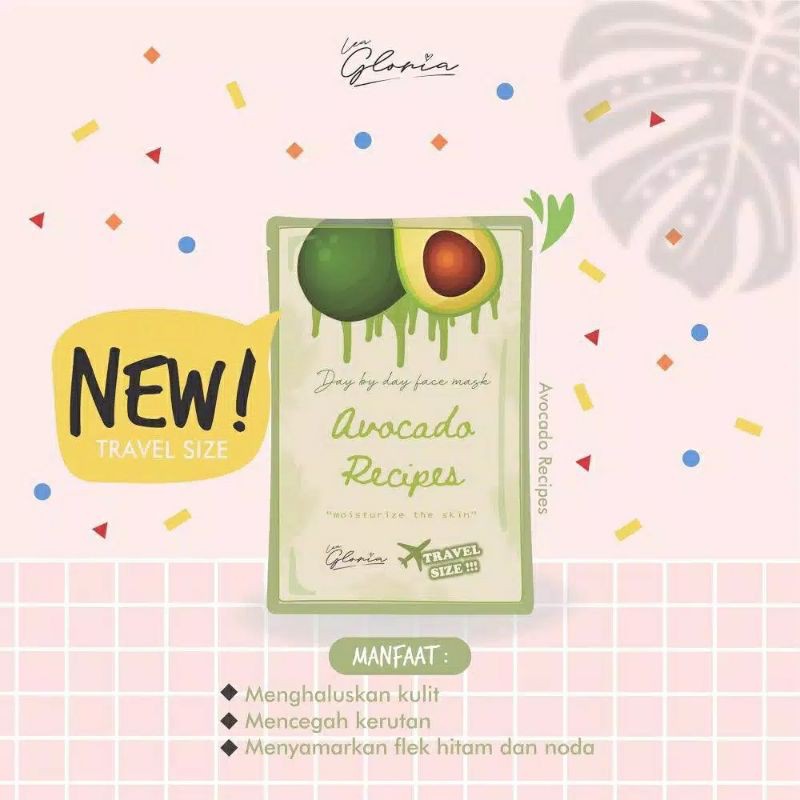 [Checkout RP1000] Masker by Lea Gloria 10gram Travel Sachet