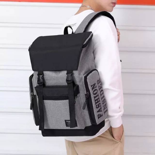 Tas Pria ZB RDN 069 Distro Raindoz Bandung Ransel Punggung Backpack Cowok Keren Sek BRAN NB-Tp BJ