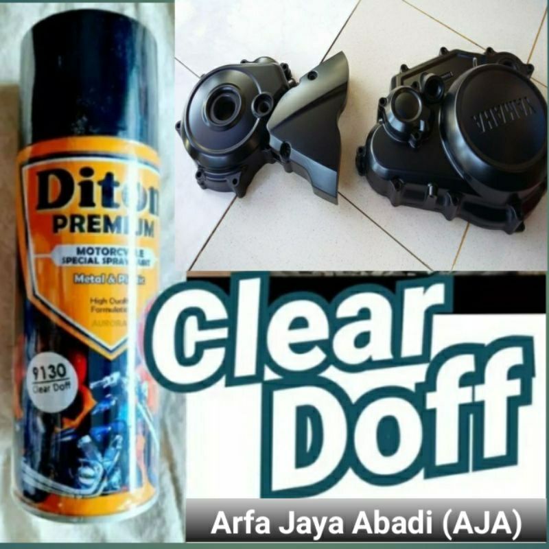 Cat Pilok Pylox Pilox Diton Premium 9130 Clear Doff Pernis Vernis Dop Doff Pernis Flat Matte 400 CC