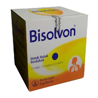 Jual BISOLVON TABLET OBAT BATUK BERDAHAK DEWASA Indonesia|Shopee Indonesia