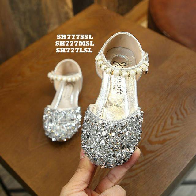♥BabyYank♥ SHOES PAYET MUTIARA SILVER , GOLD , ROSEGOLD