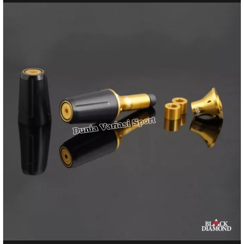 Jalu Kenalpot/Anti Crash Pelindung Kenalpot Black Diamond Universal Nmax Aerox Lexi Pcx Dll