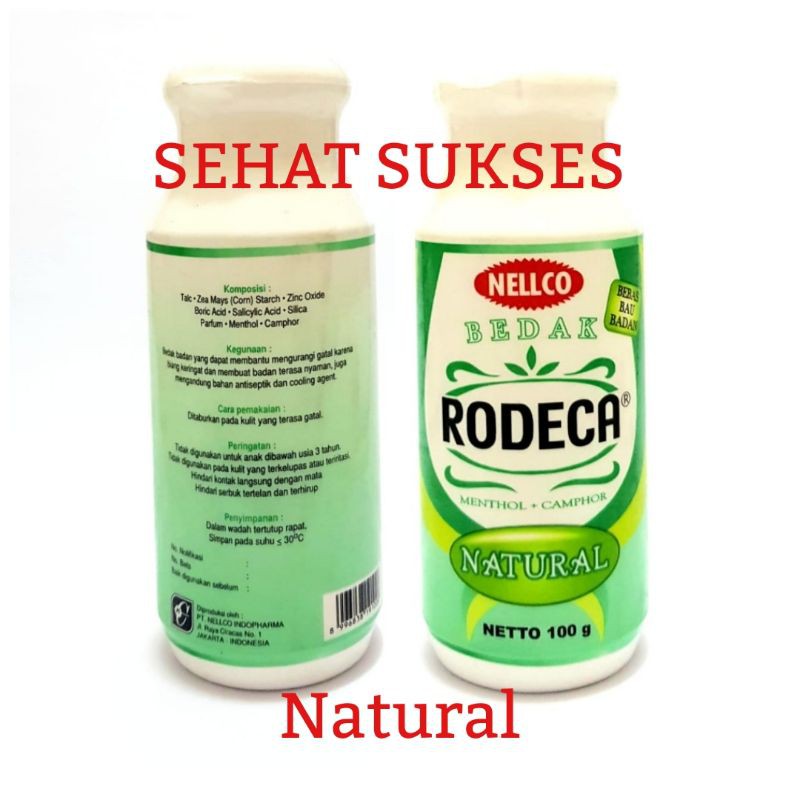 NELLCO BEDAK RODECA 100GR (BESAR) - MENGHILANGKAN BAU KERINGAT