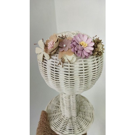 flower crown bando bunga properti foto bayi