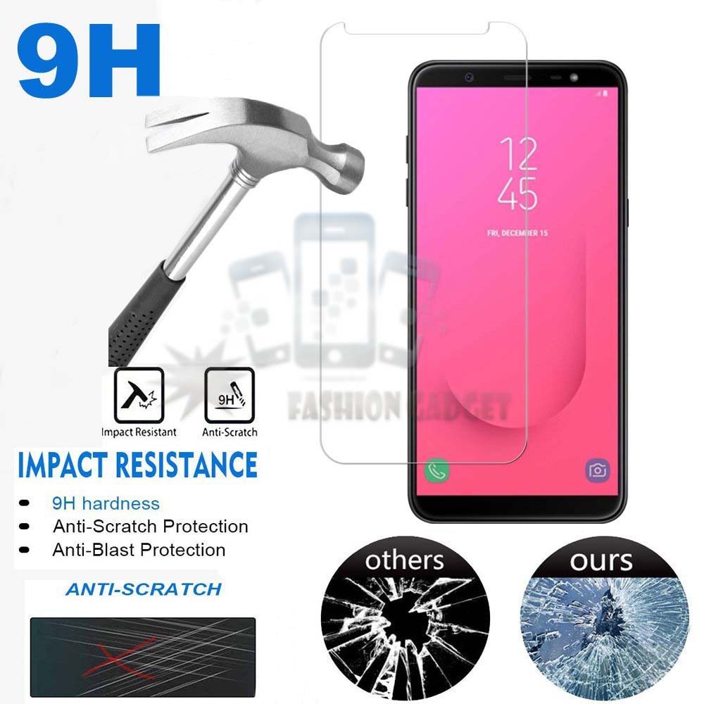 Tempered Glass Samsung Galaxy J8 2018 Anti Gores Kaca Screen Protector Screen Guard Pelindung Layar