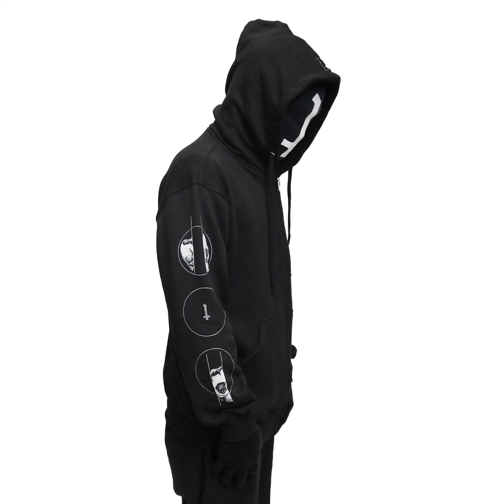 Heretic - Zip-up Hoodie - Broken Skull