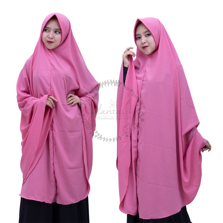 Alantasik - khimar syari XXL super jumbo wolfis  pet antem XXL / jilbab hijab wollpeach R.12