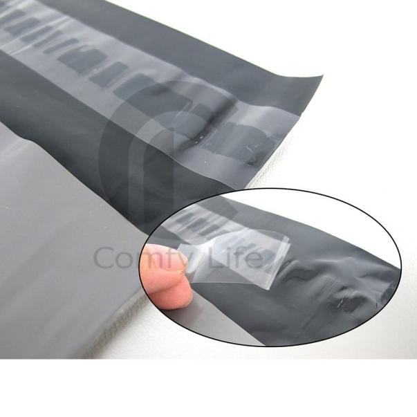 

➷ 25 x 45cm Polymailer Polybag Kantong Amplop Plastik Packing (Isi 100) - Abu Grade 1 ♝