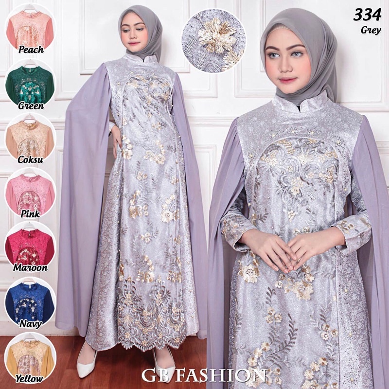 Brukat layer sayap ceruty 457C