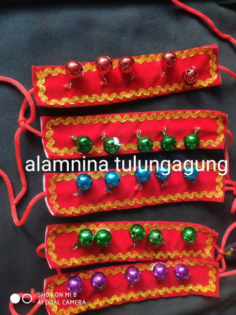 Gelang kaki binggel klintingan Gongseng barongan kuda lumping