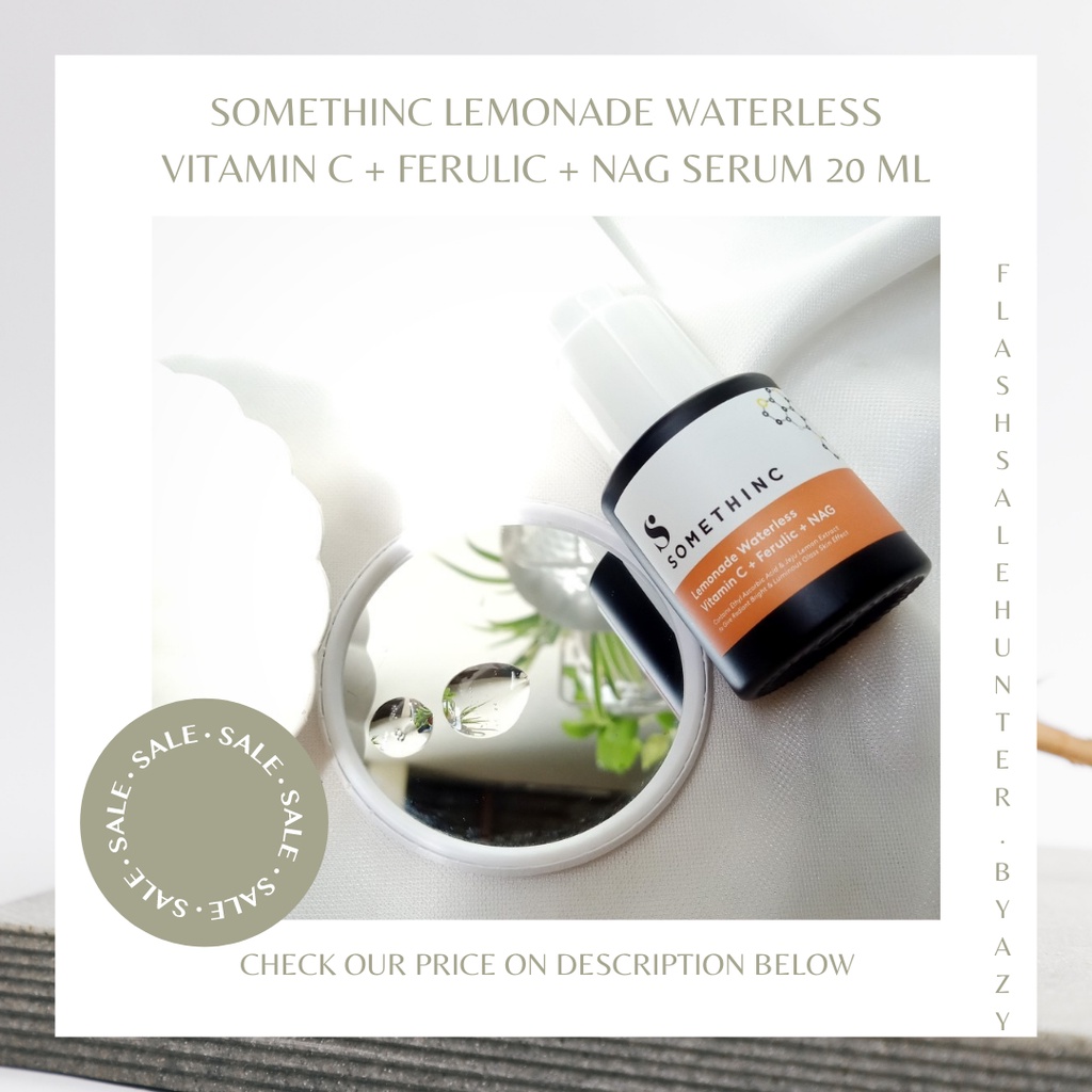 SOMETHINC Lemonade Waterless Vitamin C + Ferulic + NAG serum 20 ml / vit c hydrating brightening lig