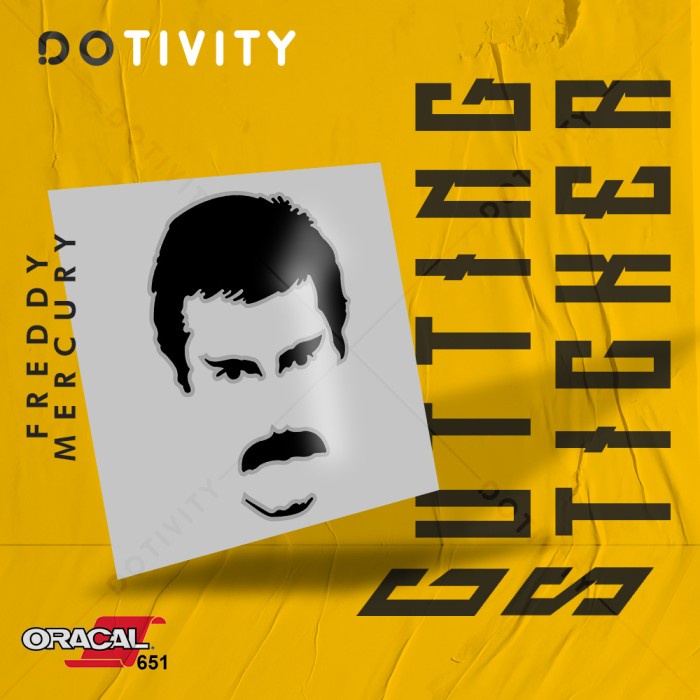 

Cutting Sticker FREDDY MERCURY - QUEEN