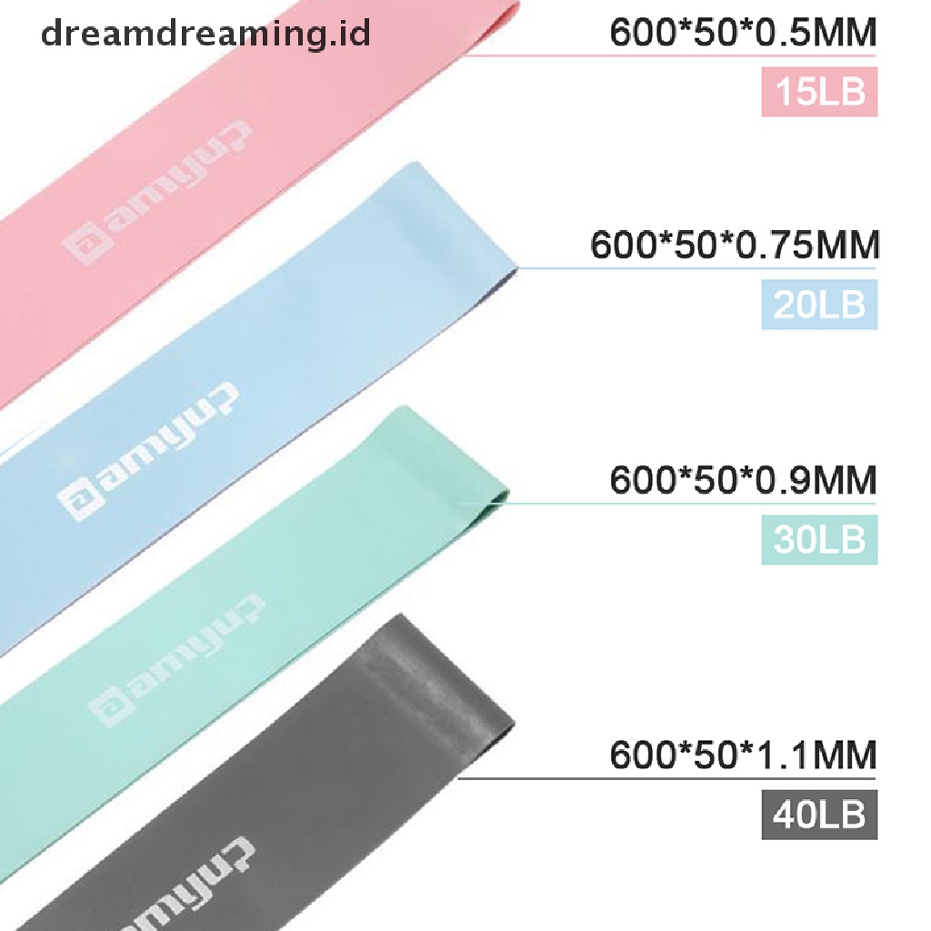 (Dreamdreaming.Id) Resistance Band Elastis Untuk Latihan Pull Up / Fitness / Gym