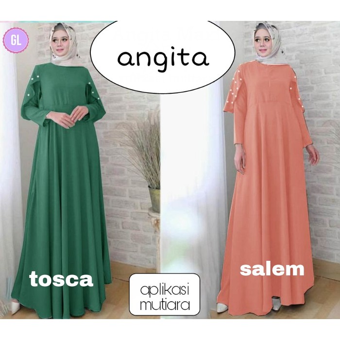 SPESIAL ATASAN PAKAIAN WANITA MUSLIM GAUN SETELAN maxi dress/baju hijab/dress muslim/baju muslim wan