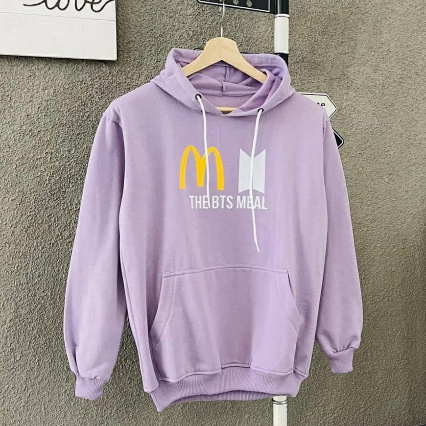 Nara Grosir - BTS Meal Hodie l Sweater Polos l Sweater Pria dan Wanita