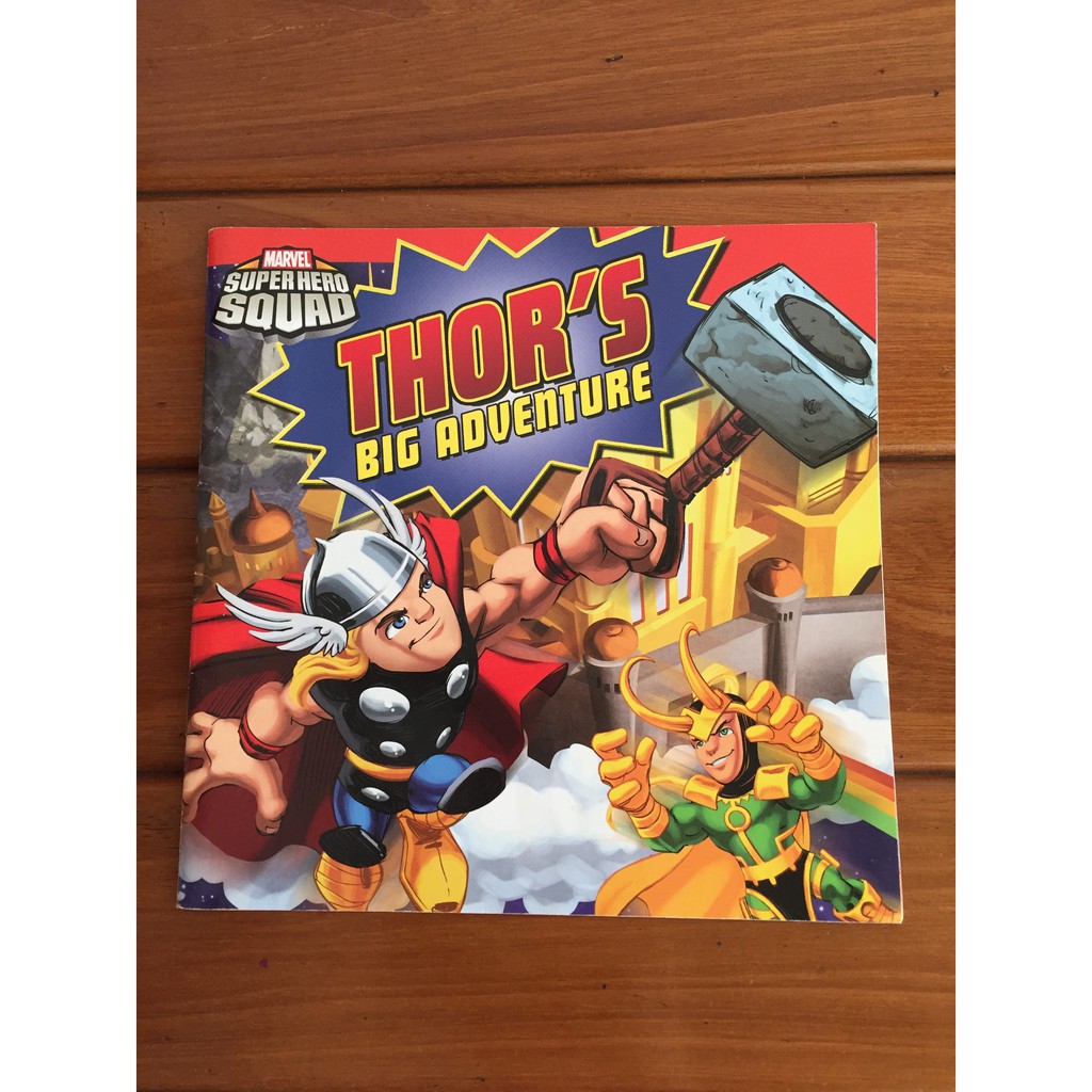 (bekas) Thor's Big Adventure Marvel Superhero Squad