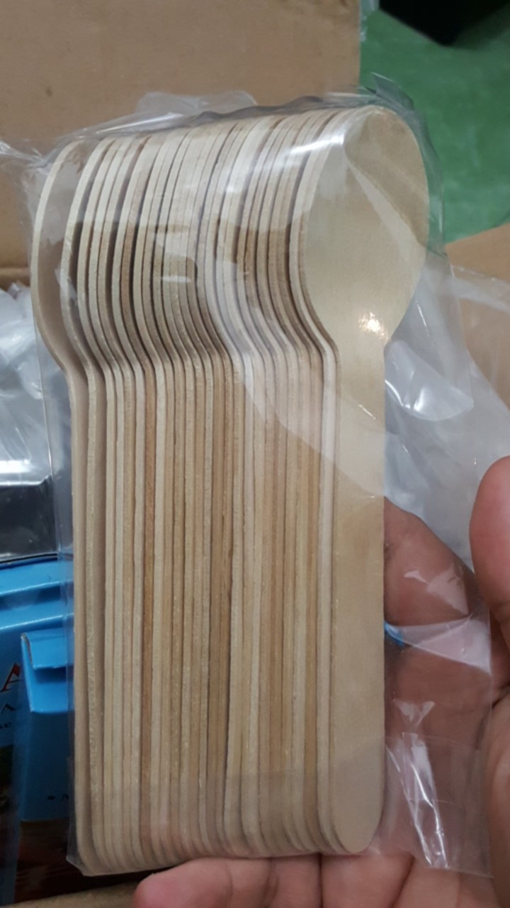 @25 Pcs Sendok Kayu Wooden Spoon