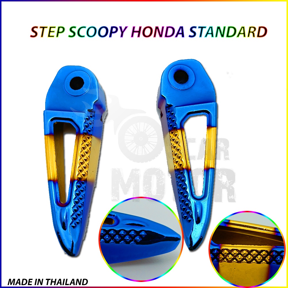 STEPAPRILIA CHROME THAILOOK 2TONE BEAT NEW VIXION SCOOPY NMAX AEROX FU motor