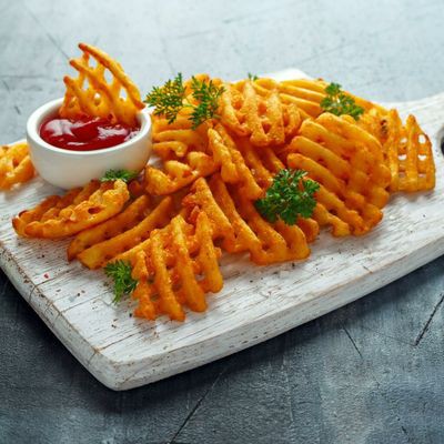 Kentang Waffle Fries