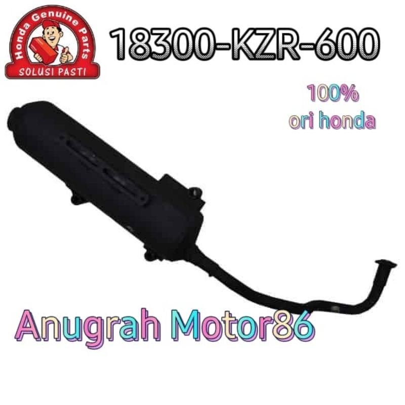 18300-KZR-600 Knalpot Muffler comp vario 125 old tanpa tutup knalpot