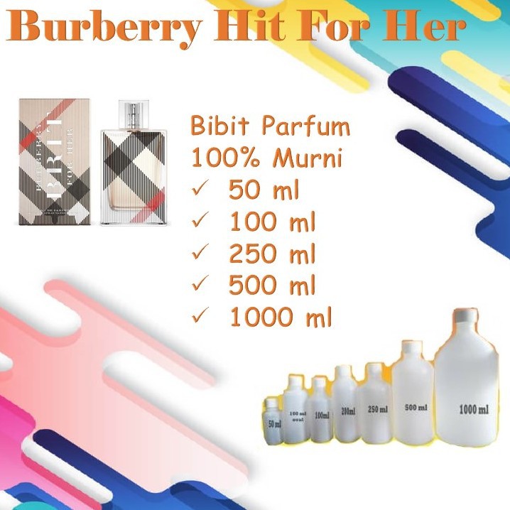 Bibit Biang Parfum Murni 100% BURBERRY HIT FOR HER