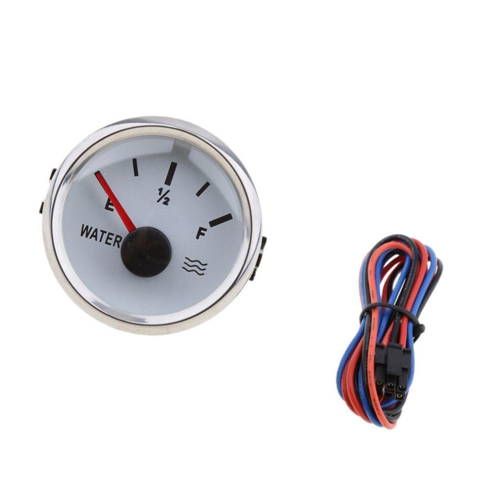 Populer Water Level Gauge Aksesoris White Yacht Waterproof Backlight Mobil RV Marine