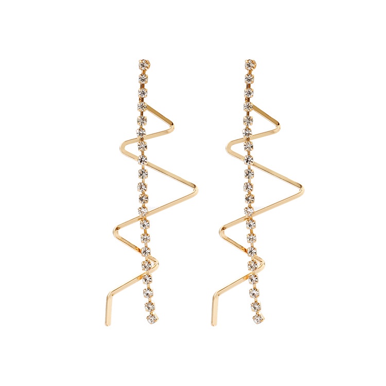 Lipat panjang rumbai anting-anting Korea personalized anting-anting untuk wanita trendi Korea gaya c