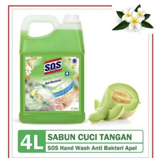 Jual Sos Handwash Liter Jerigen Sabun Cuci Tangan Aroma Melon Spesial