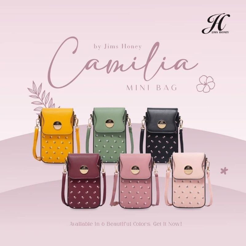 Jims Honey Camilia Mini Bag/ Mini Bag Jimshoney/ Tas HP/ Tas Wanita/ Tas Dompet/ Tas Import/Tas Rema