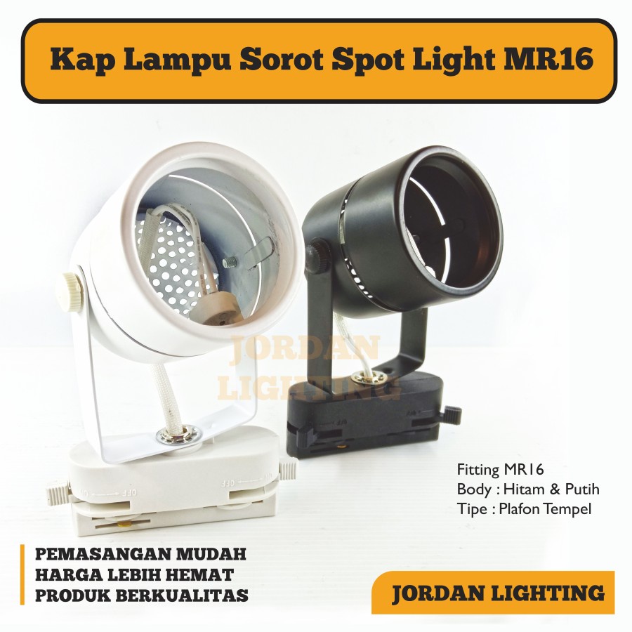 Jual Kap Lampu Sorot Spot Light Mr Rel Rumah Spotlight Rell Track Tusuk Indonesia Shopee Indonesia