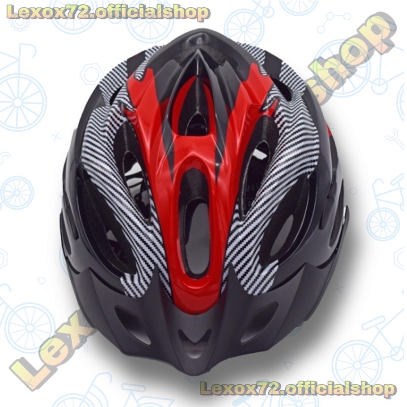 TaffSPORT Helm Sepeda dewasa EPS Foam PVC Shell - x10 - Black