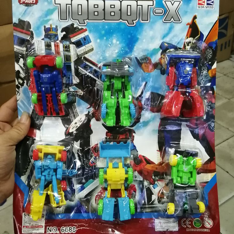 PROMO COD ROBOT MOBIL TOBOTTX 6PCS