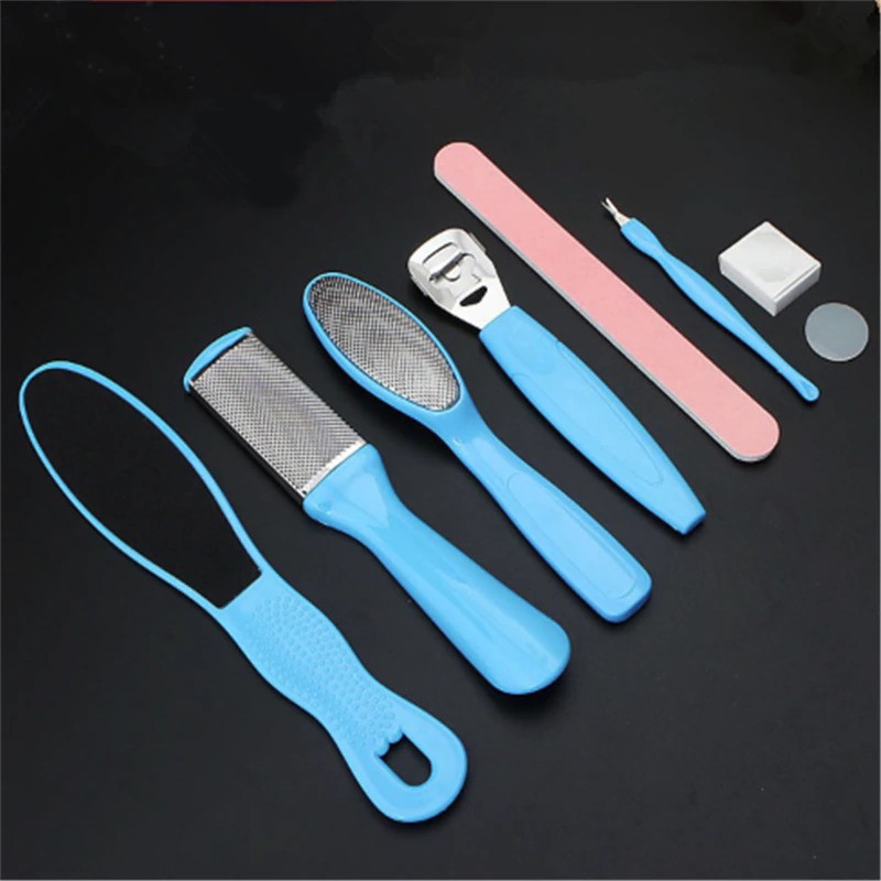 Alat Perawatan Kaki Biutte.co IN1807 Manicure Pedicure Foot Care Scraper Set 8 in 1