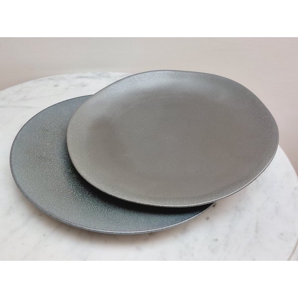 Piring Makan Cafe - Dinner Plate Meteorite Black