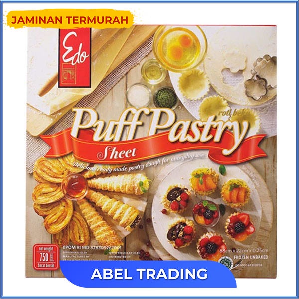 

EDO PUFF PASTRY SHEETS 750 GR