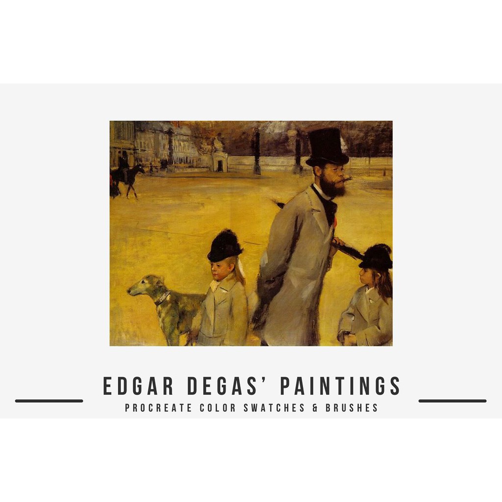 Procreate Brush - Edgar Degas Art